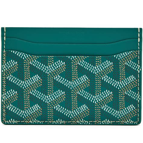 goyard green card wallet|Goyard bifold wallet.